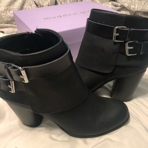 Madden girl black booties